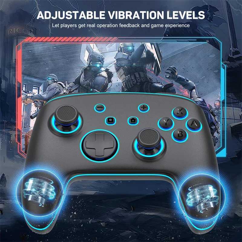 Game Controllers Joysticks LinYuvo KS11 Wireless Controller Gamepad Pro Controller for Switch Dual Motor with Somatosensory Six-axis for Switch YQ240126