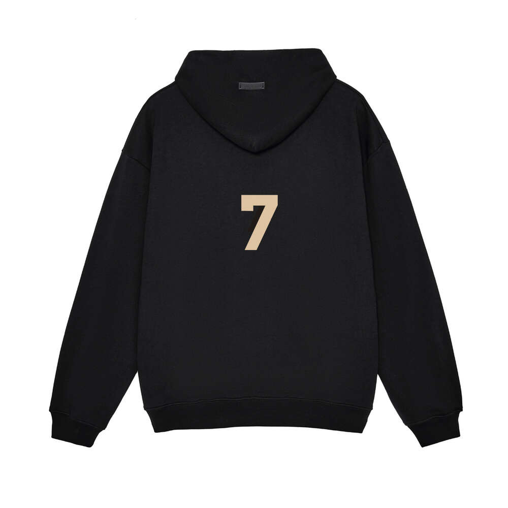 essentialsweatshirts säsong huvudlinje durant samma dimma nummer 7 trendiga män och kvinnor high street hooded tröja ins