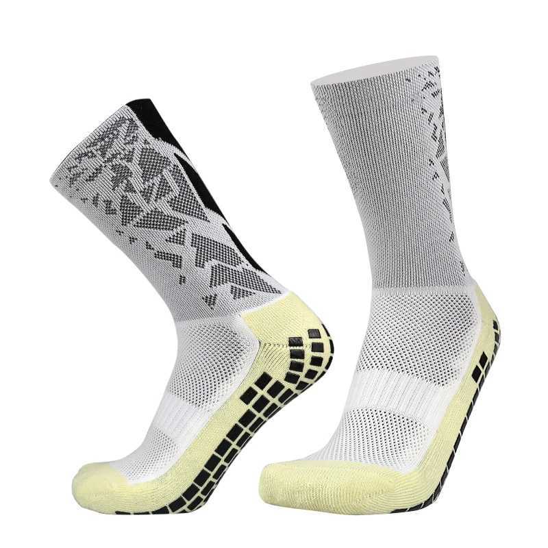 Spor çorapları silikon anti -futbol çorapları takraw erkek kadınlar spor basketbol kavrama futbol çorapları yq240126