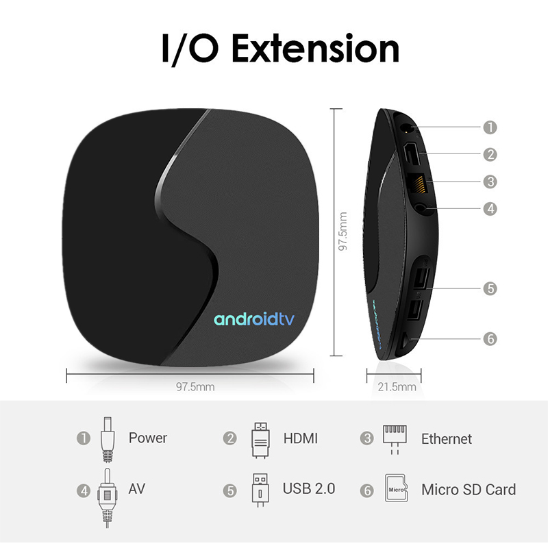 Boîtier tv Stable Android NEOX2 2 go ram 16 go rom arabe IP HD NEO TV box 2.4/5G wifi Allwiner H313 Europe lecteur multimédia V96