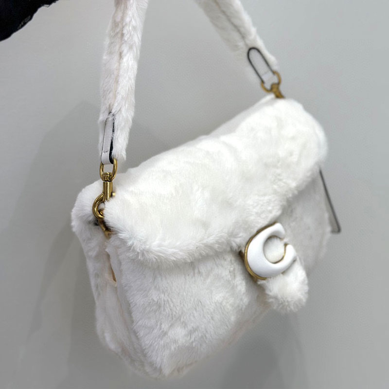 Модельерская сумка Новая нежная мягкая атмосфера наполнена теплой сумкой под мышками длиной 25 см. Ручная сумка через плечо.