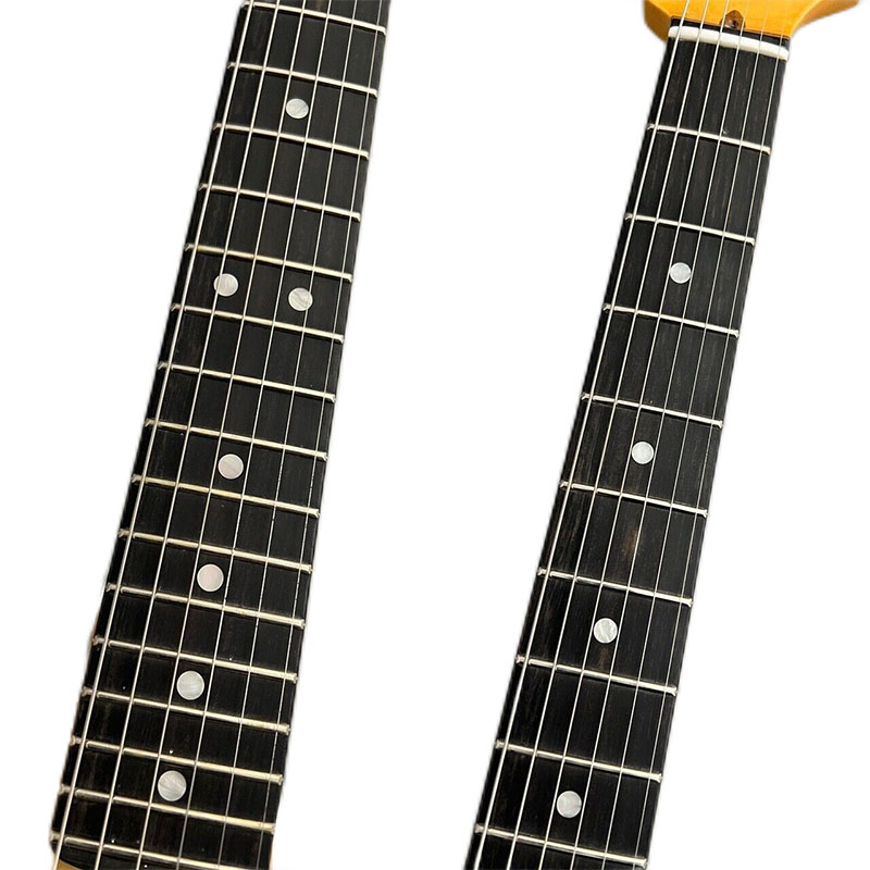 FSR Édition Limitée American Ultra Ebony Touche Argent Guitare