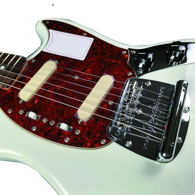 Tradicional anos 60 Mustang Rosewood Fingerboard Whit Guitar