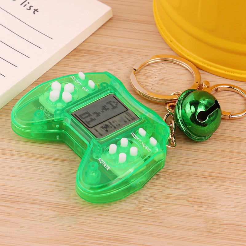 Mini Handheld Portable Gamepad Game Players Retro Game Controller Box Keychain Built In Games Controller Mini Video Game Console Key Hanging Toy DHL