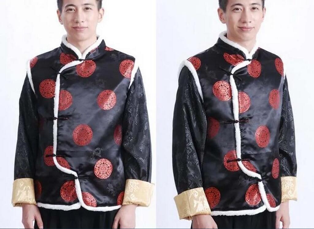 Chinesische Traditionelle Retro Stil Männer Baumwolle Weste Hohe Qualität Satin Ärmellose Mantel Tops Streetwear Weste Geburtstag Party Jacke