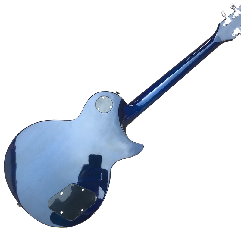 Custom shop, gemaakt in China, linkerhand LP standaard elektrische gitaar, hals uit één stuk, fretsbinding, Tune-o-Matic Bridge 1