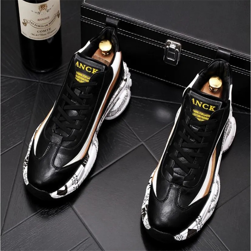 Spring Autumn Colorful Men's Fashion Shoes Sneakers Skateboard Flat Platform Designer Shoes Men Casual Sneaker Basket Homme