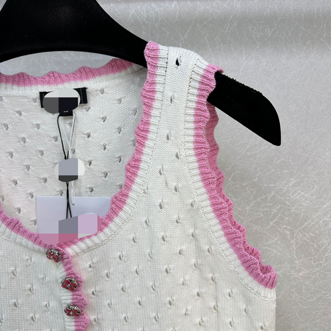 10036 2024 Pista Primavera Estate Marca stesso stile maglione senza maniche girocollo moda abbigliamento donna di alta qualità weilaG947