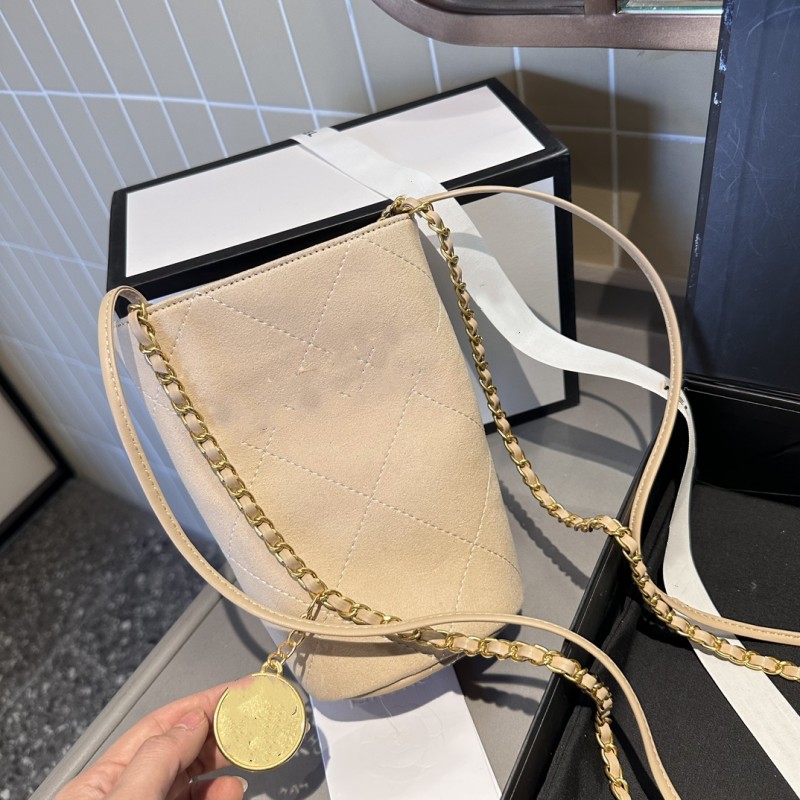 Neue Goldmünze Mini Eimer Bag Draw String Women Mode Shopping Satchels Umhängetaschen Handtaschen Outdoor Messenger Bag Tote Rucksack Brieftasche Luxus -Geldbörse