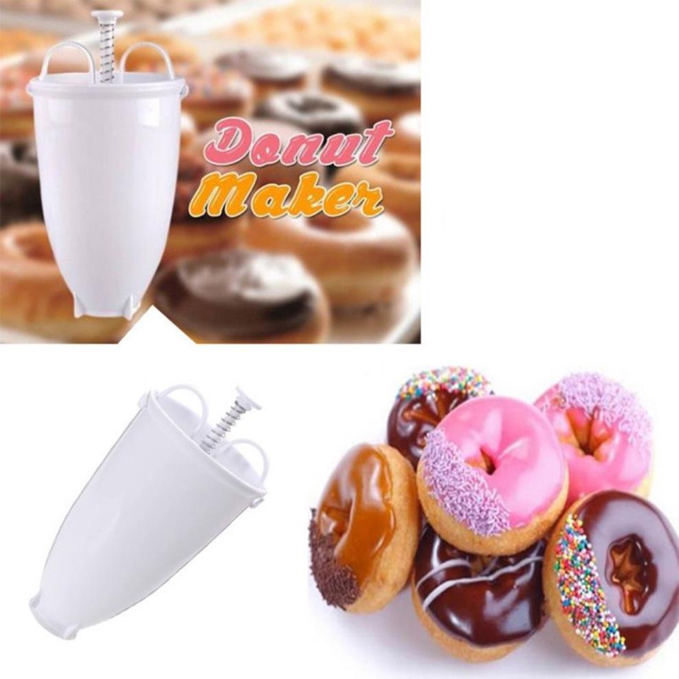 Gebak Gereedschap Populair Creatief DIY Gewicht Donut Maker Plastic Licht Donut Maken Artefact Snel Gemakkelijk Donut Mold Wafel Donut Mac241r