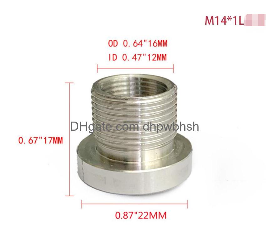 Fuel Filter 1/228 5/824 1/220 M14X1 M14X1L Barrel End Threaded Adapter For 12 14 15 16Mm Diameter Soent Trap Napa 4003 Wix Drop Deli Dhhqz
