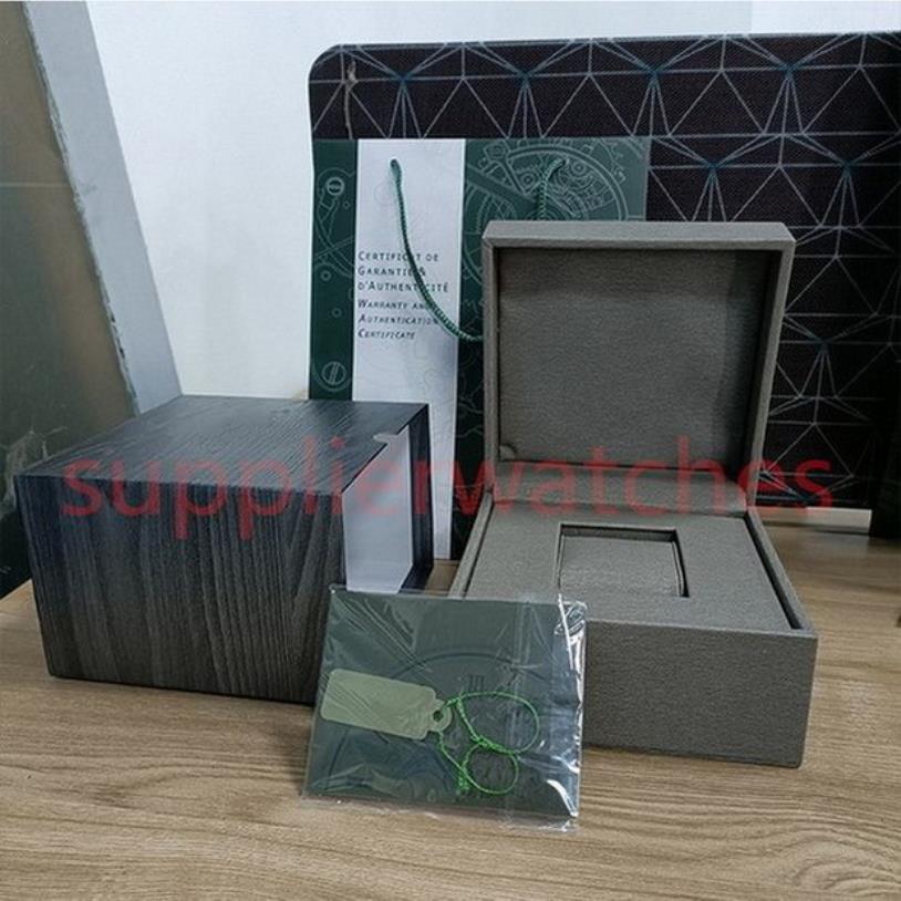 HJD 2022 Luxury A Designer P Gray Square Watches Box Cases Wood Leather Material Certificate BOCHLET FULL SET OF MENS AN209T