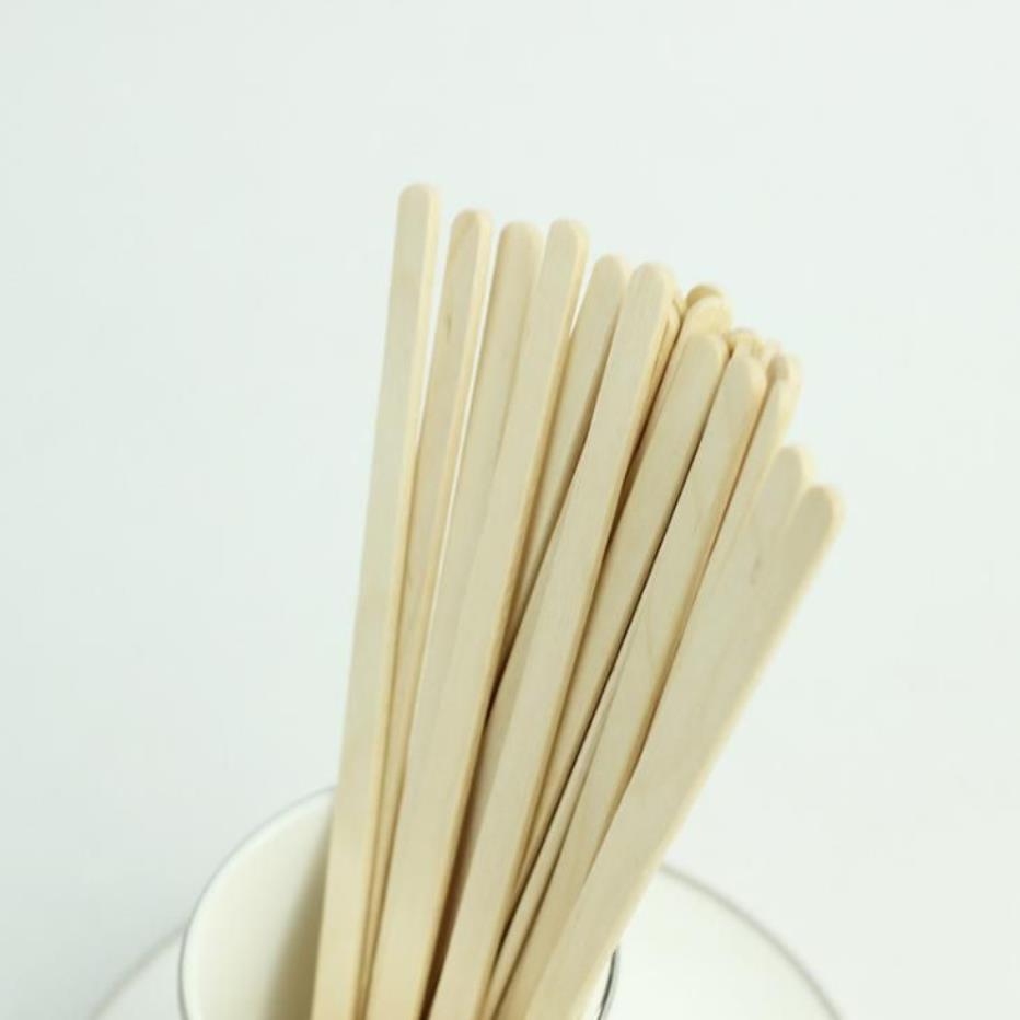 14cm Disposable Natural Wood Coffee Stirrers 5 5 Wooden Stir Popsicle Cupcake Sticks Cafe Coffee Shop 323y