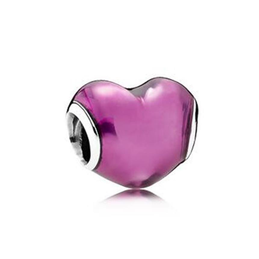 Yeni 2021% 100% 925 STERLING Silver198691C01 Açık kalp solitaire yüzüğü ve lüks DIY kadınları orijinal bileklik moda takı GI298Q