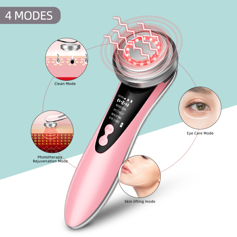 Produits de soins personnels de beauté pour femmes, vente en gros, masseur électrique à micro-curre Led, équipement de beauté pour le visage chaud et froid