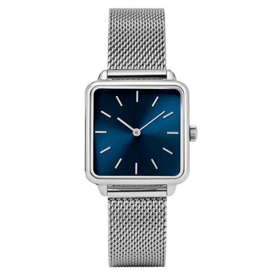 腕時計女性のネット韓国のファッションビジネス用途の多用途Quartz275bに代わって四角い頭が発行されたシンプルな時計
