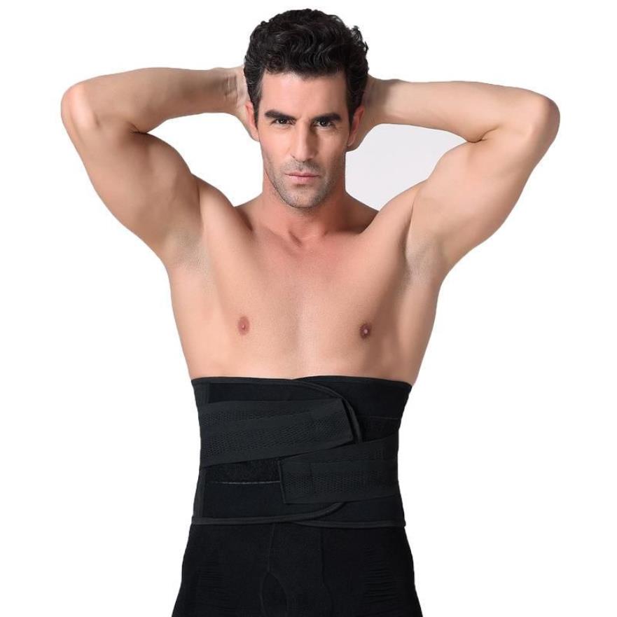 High Quality Waist Belts Men women Abdomen Fat Burning Girdle Belly Body Sculpting Shaper Corset Cummerbund Tummy BreathableBelt256U