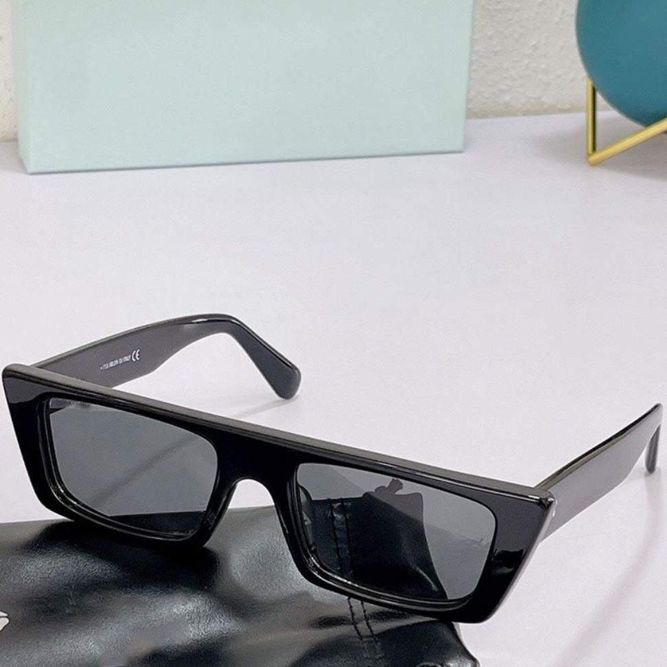Occhiali da sole firmati solglasögon av orrs010 herrar eller kvinnor mode klassiska svart brun transparent lins resesemester strand 271m