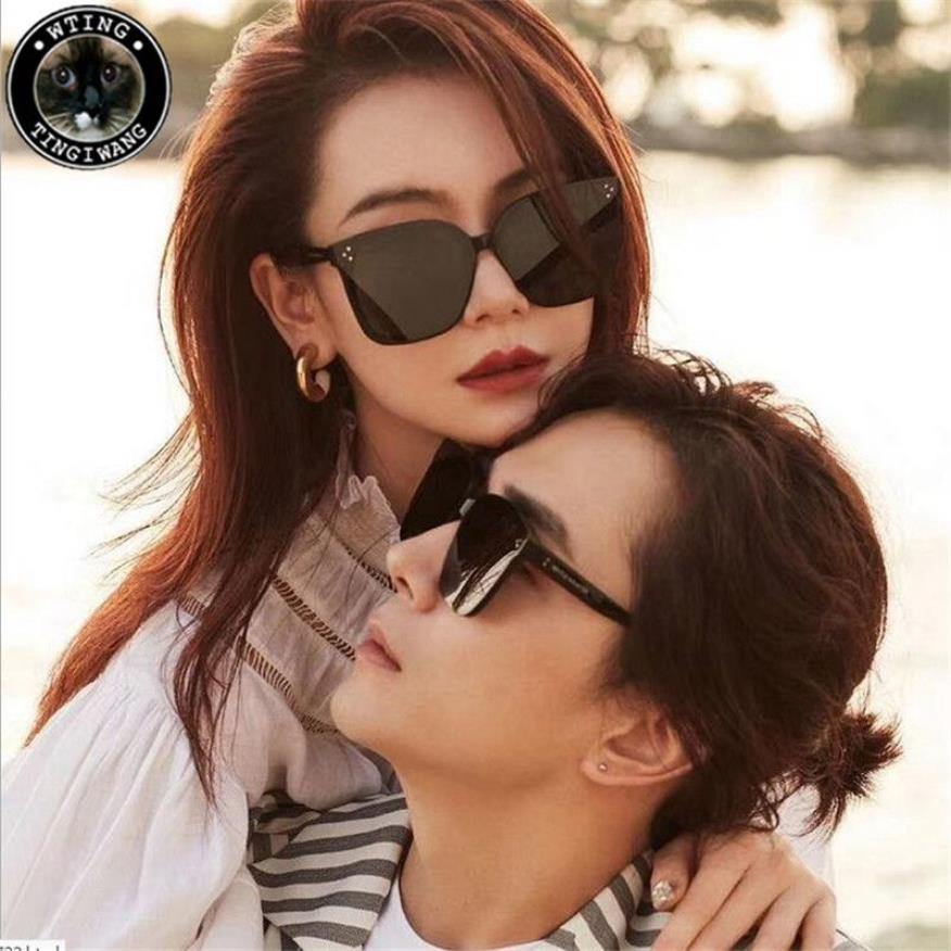 Nuovo marchio Gentle Monster Eyewear Korea Design GM Occhiali da sole Moda Donna Occhiali da sole con montatura grande Lady Vintage Sun di alta qualità gla264E