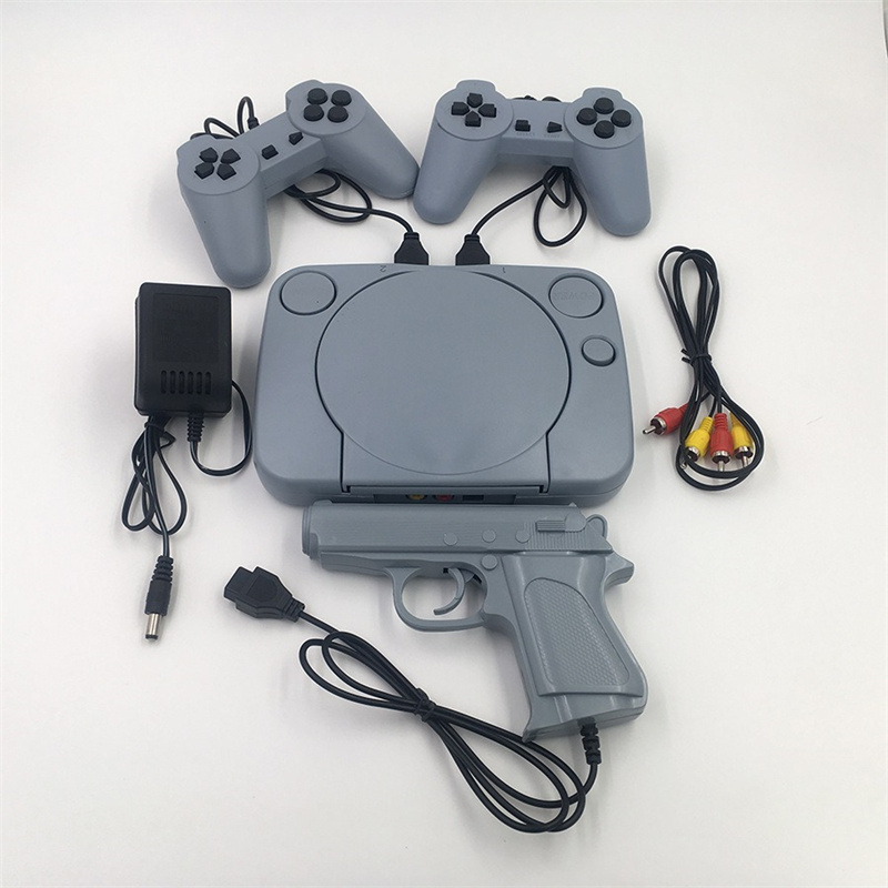 PS1 8 -bitowa konsola gier wideo retro arcade gracze gier wideo wbudowane w Audio Wireless Home Games HDMI Dual Joystick Controllers Console Host