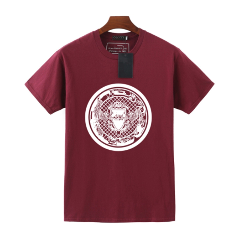 BRM-007 2024 НОВАЯ Мужская футболка Дизайнерская для мужчин Женские рубашки Модная футболка с буквами Повседневная летняя мужская футболка с коротким рукавом Женская одежда