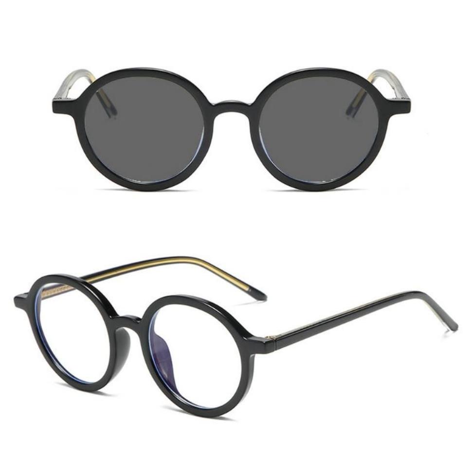 Sonnenbrille Frauen Runde Progressive Multifokale Lesebrille Männer Nahe Weit Sicht Vergrößerungs Pochrome Presbyopie Brillen NXSung337U