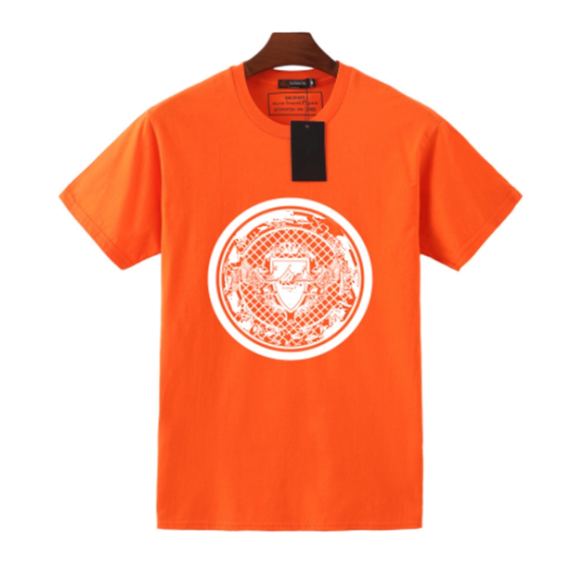 BRM-007 2024 НОВАЯ Мужская футболка Дизайнерская для мужчин Женские рубашки Модная футболка с буквами Повседневная летняя мужская футболка с коротким рукавом Женская одежда