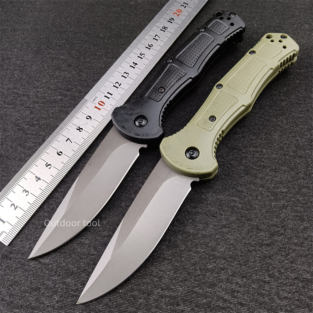 BM 535 Bugout/BM 9070 Claymore Automatic Folder Tactical Gray Coated Drop Point Blade Outdoor Pocket Hunting Survival Gear EDC 533 3300 9400