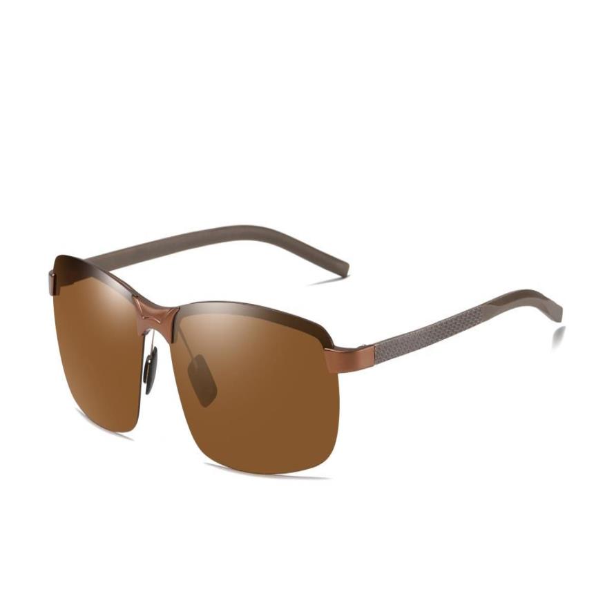 Yunsiyixing Aluminum Magnesium Sunglasses Gentleman Polarized Lens Vintage Eyewear UV400 Outdoors Driving Flash YS65153362
