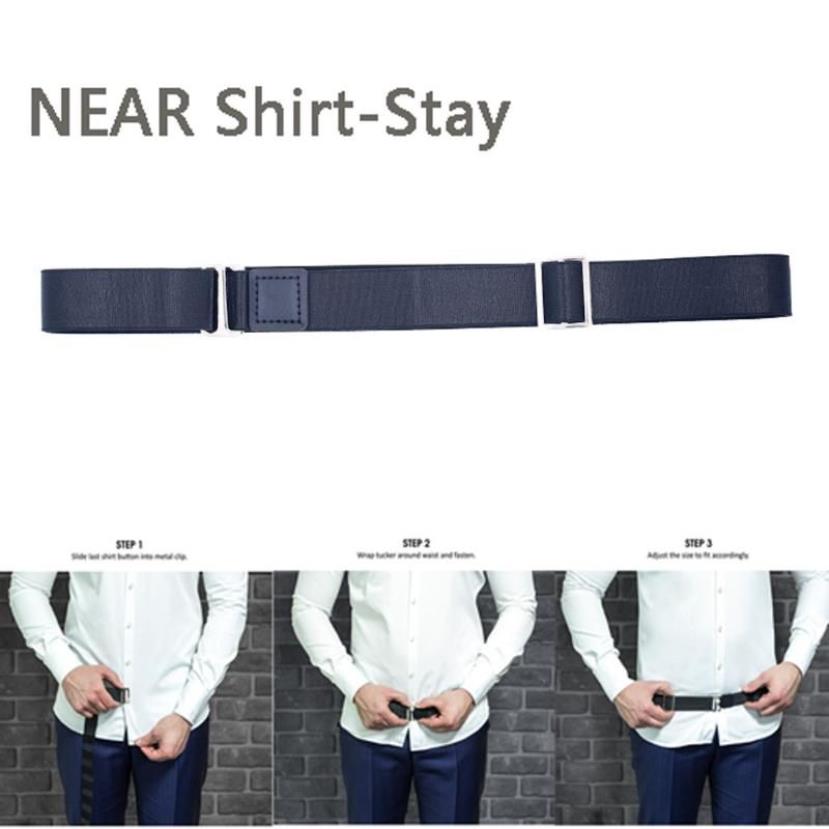 Belts Shirt Holder Adjustable Belt Men Women Unisex Near Stay Shirts Stays Black Tuck It 5 23240K