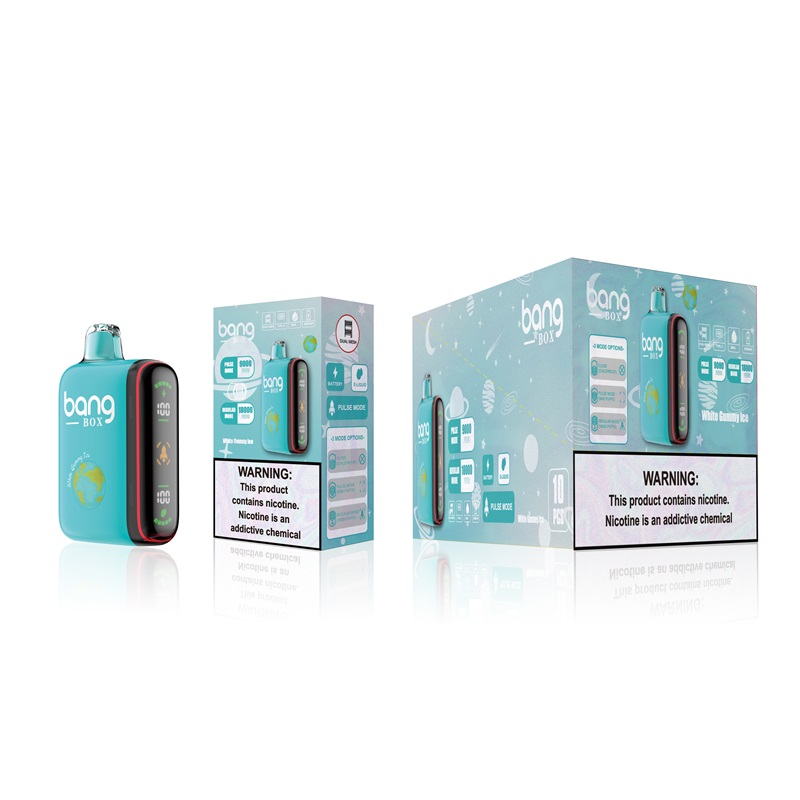 Original Bangbox 18000 Puffs Vape jetable numérique double modes Bobine de maille 28 ml Système de vapotage prérempli Desechable avec affichage LED