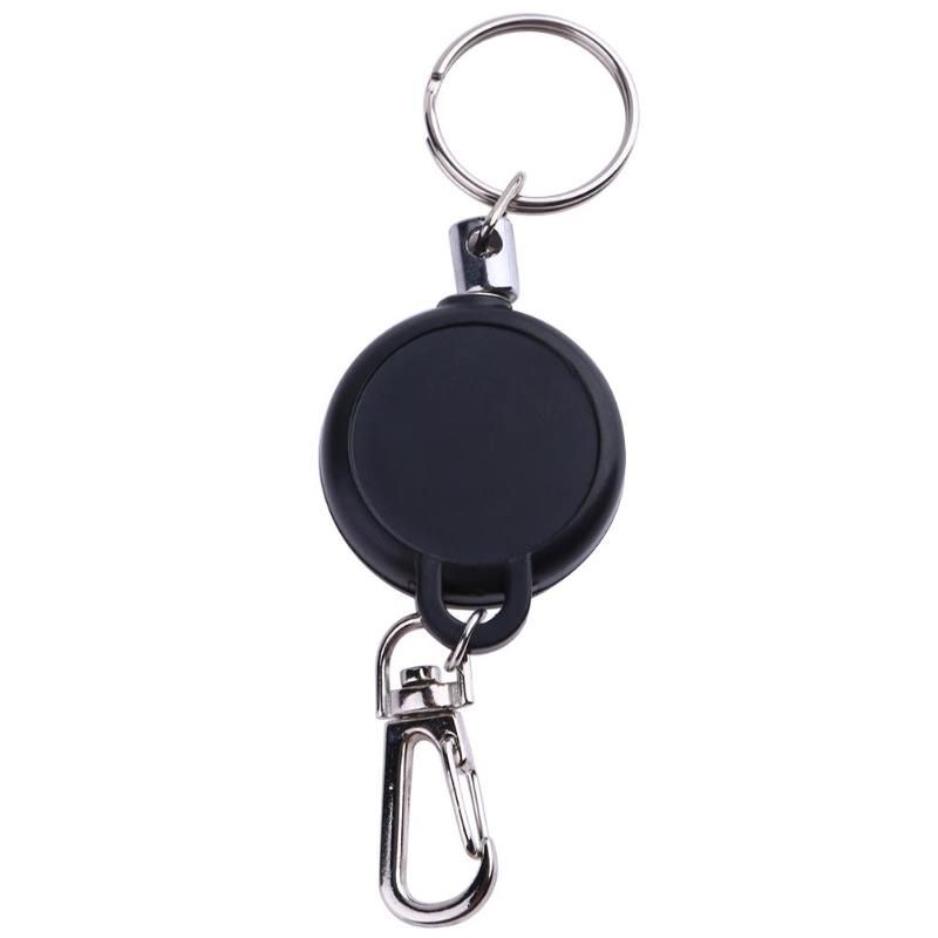 Porte-clés rétractable multifonctionnel en alliage de zinc ABS, étiquette de nom, porte-carte, chaîne, Clip de traction, porte-clés de survie en plein air, Sport3101