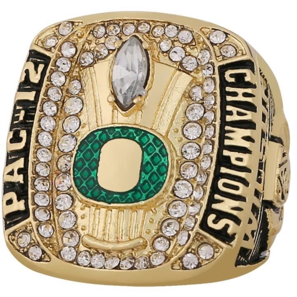 Fans'Collection 2019 Oregon Duck Ring Championnat Sport souvenir Fan Promotion Cadeau Whole304v