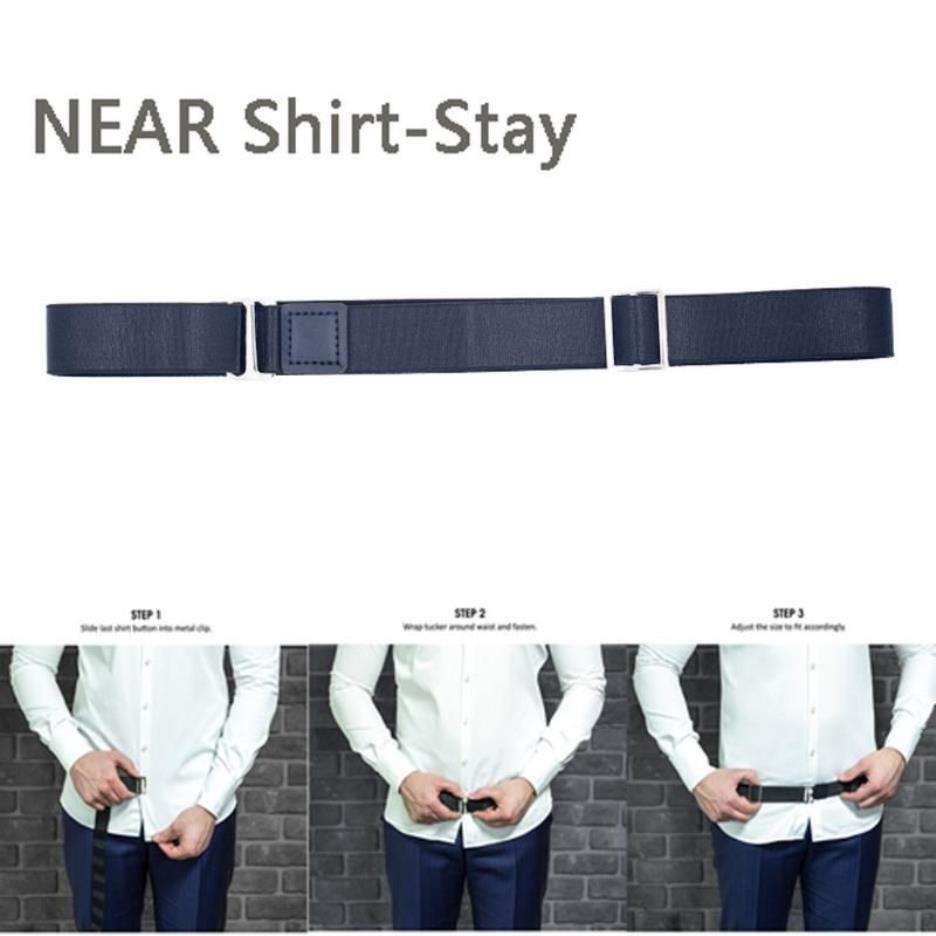 Belts Shirt Holder Adjustable Belt Men Women Unisex Near Stay Shirts Stays Black Tuck It 5 23240K