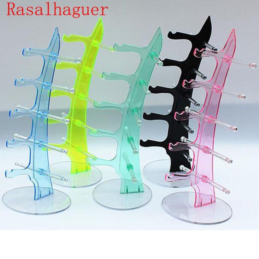 Nice 5 Layers Plastic Sunglasses Holder Glasses Display Rack Counter Stand Jewelry Show Packaging & Display Eyeglasses St280j