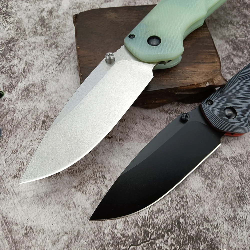 BM Freek 560 Messer mit G10-Griffen für den täglichen Gebrauch, Jagd, Camping, Selbstverteidigung, Ordner, Arbeit, scharfe Klinge, Taschenmesser