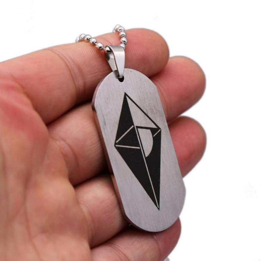 Porte-clés No Man's Sky Porte-clés Mans Dog Tag Porte-clés Chaveiro Jeu Chaîne Pendentif Hommes Cadeau Bijoux YS102183281S