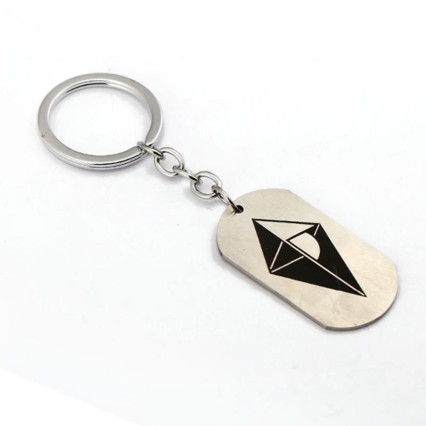 Chaveiros No Man's Sky Keychain Mans Dog Tag Chaveiro Titular Chaveiro Jogo Cadeia Pingente Homens Presente Jóias YS102183229F