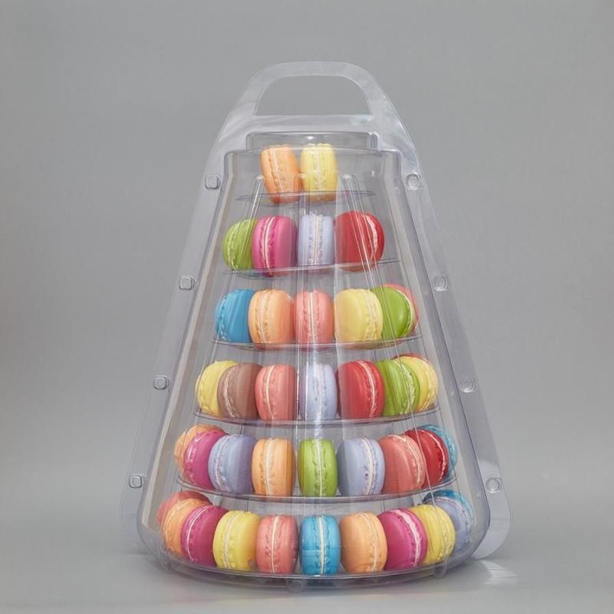 Andra Bakeware 4 Styles Macarons Display Tower Cupcake Holder Multi-Function Wedding Party Dessert Stand252R