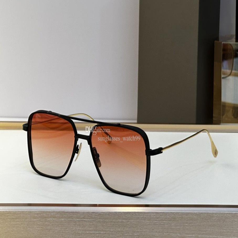 Un sous-système DITA deux Top Original lunettes de soleil de haute qualité pour hommes célèbres lunettes de marque de luxe rétro à la mode Fashion267i