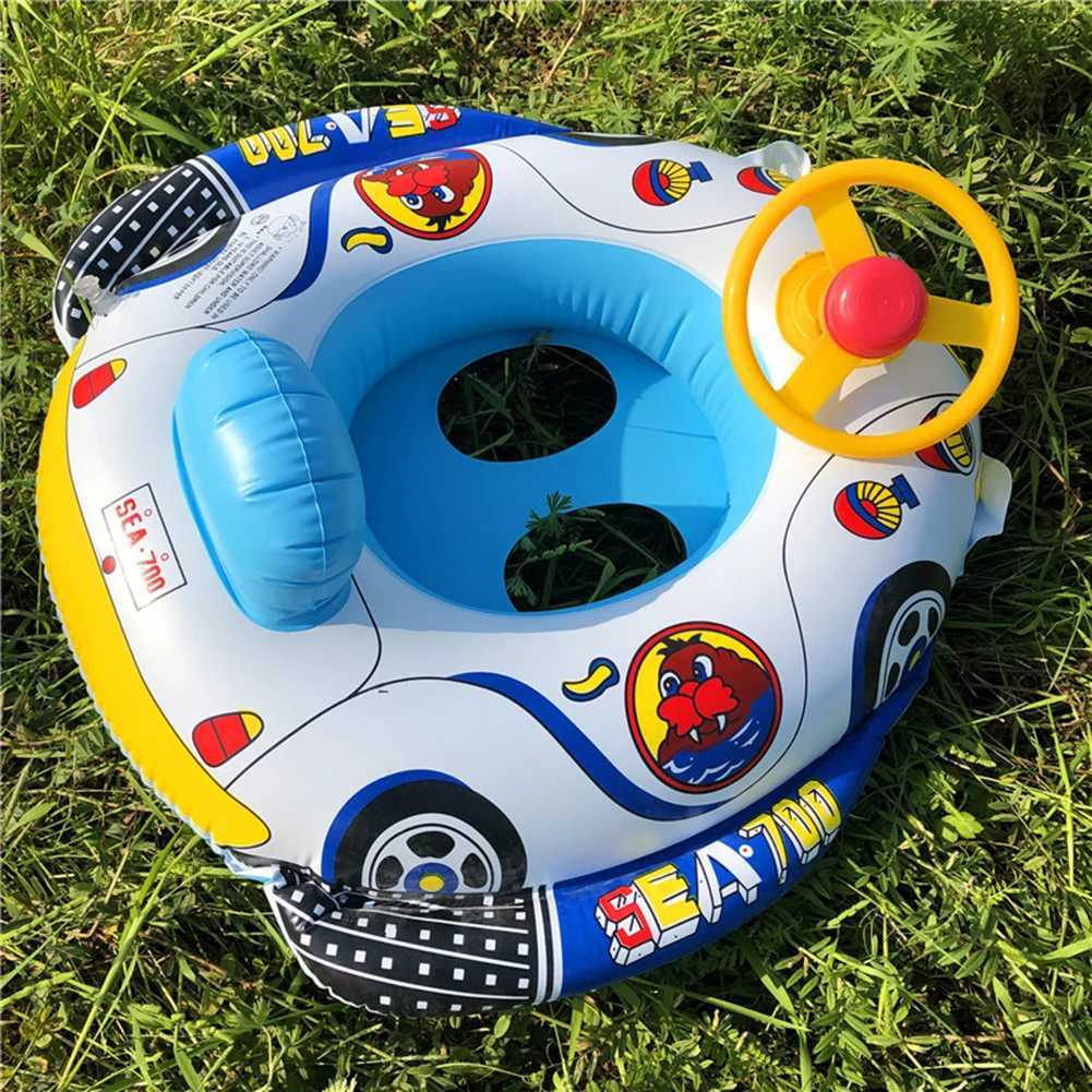 Andra pooler Spashg Baby Swim Ring Tube Pool Uppblåsbar leksak Simning Ring Seat For Kid Child Swimming Circle Float Pool Beach Water Play Equipment YQ240129