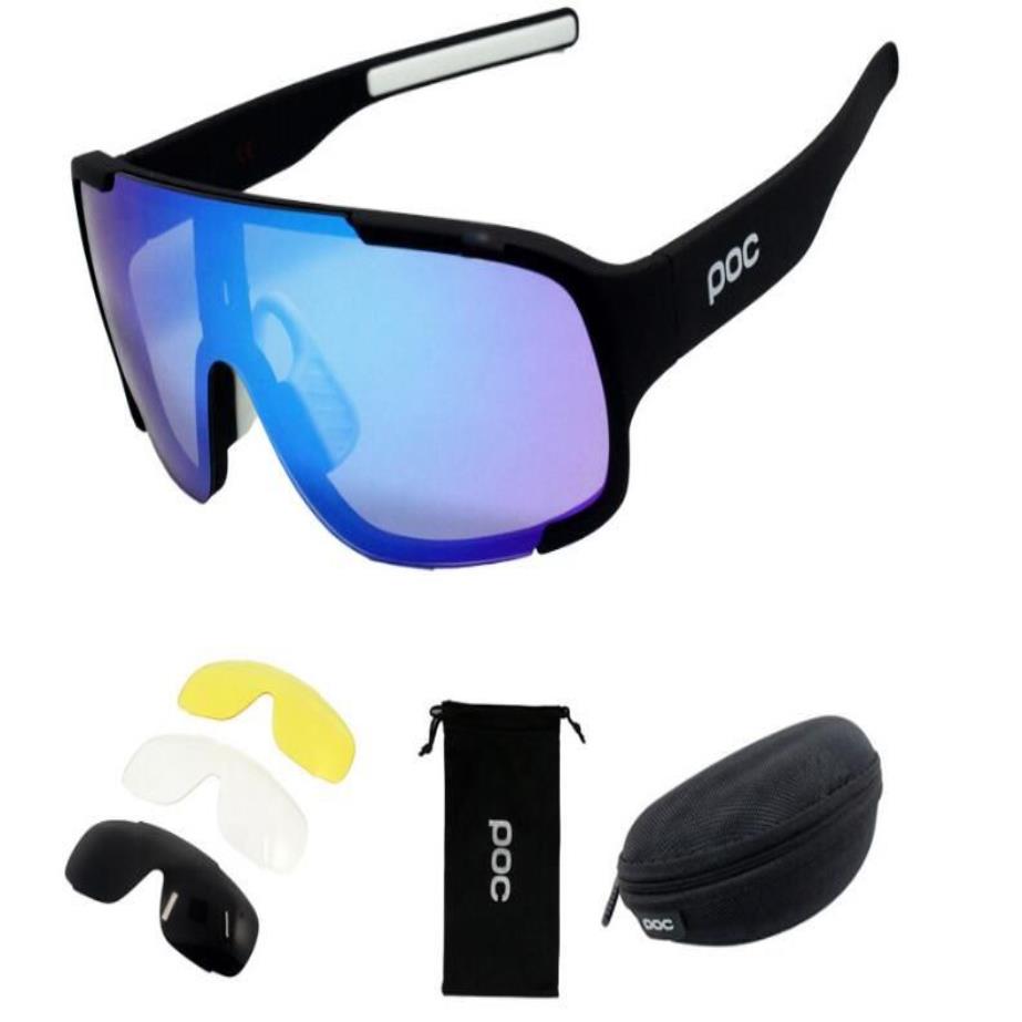 Mäns UV400 Cycling Riding Solglasögon Polariserade glasögon POC Crave 4 Lenses274e