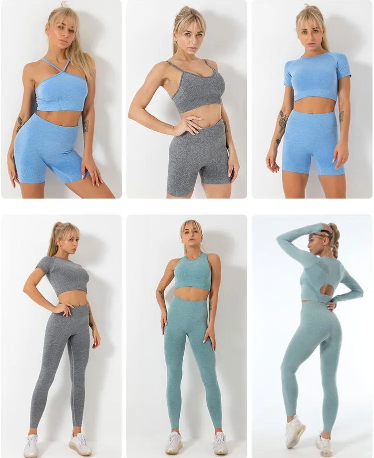 Teach Wear Tracksuits Designer Women Yoga Suit Gym Sportswear workout Tracksuit Fitness pant Sports three pieces set active Leggings flame outfits spring Fashion