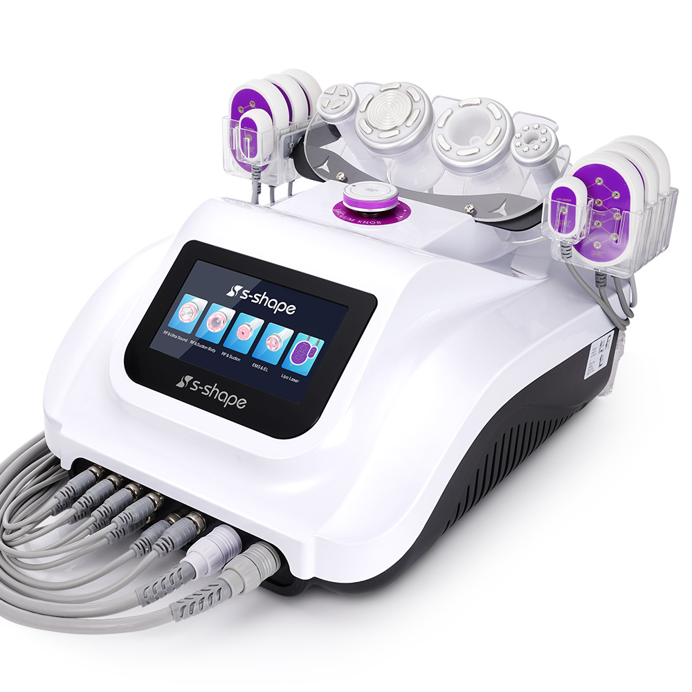 S-SHAPE 30k Kavitations-RF-LED-Lipo-Laser-Körperform-Körperschlankheits-Spa-Gebrauchsmaschine