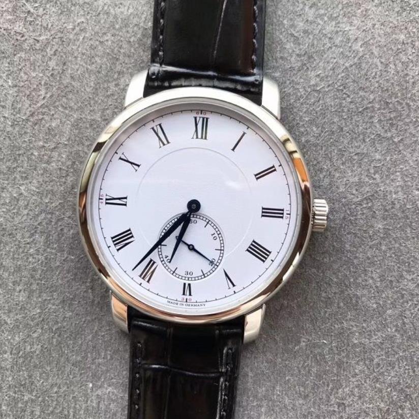 40mm ince iş gündelik erkek izleme manuel el sargısı 1815 235 032 klasik regülatör orijinal deri kayış a 88275 233 yapımcılar w289i