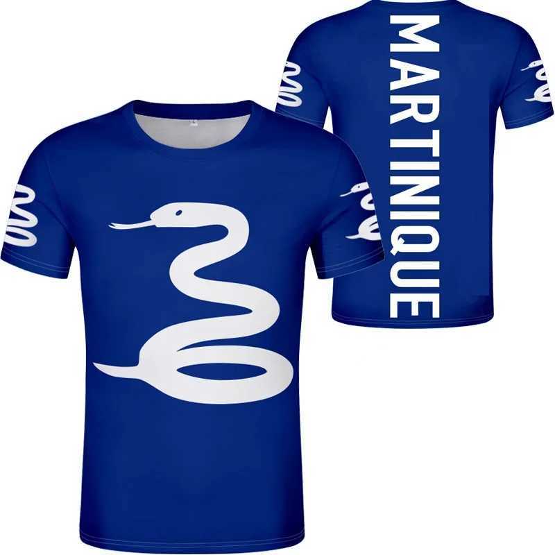 Herr t-shirts mtq martinique flagga 3d tryck överdimensionerade t shirt kvinnor män sommar o-hals kort ärm rolig t-shirt grafisk tees fotboll tröja