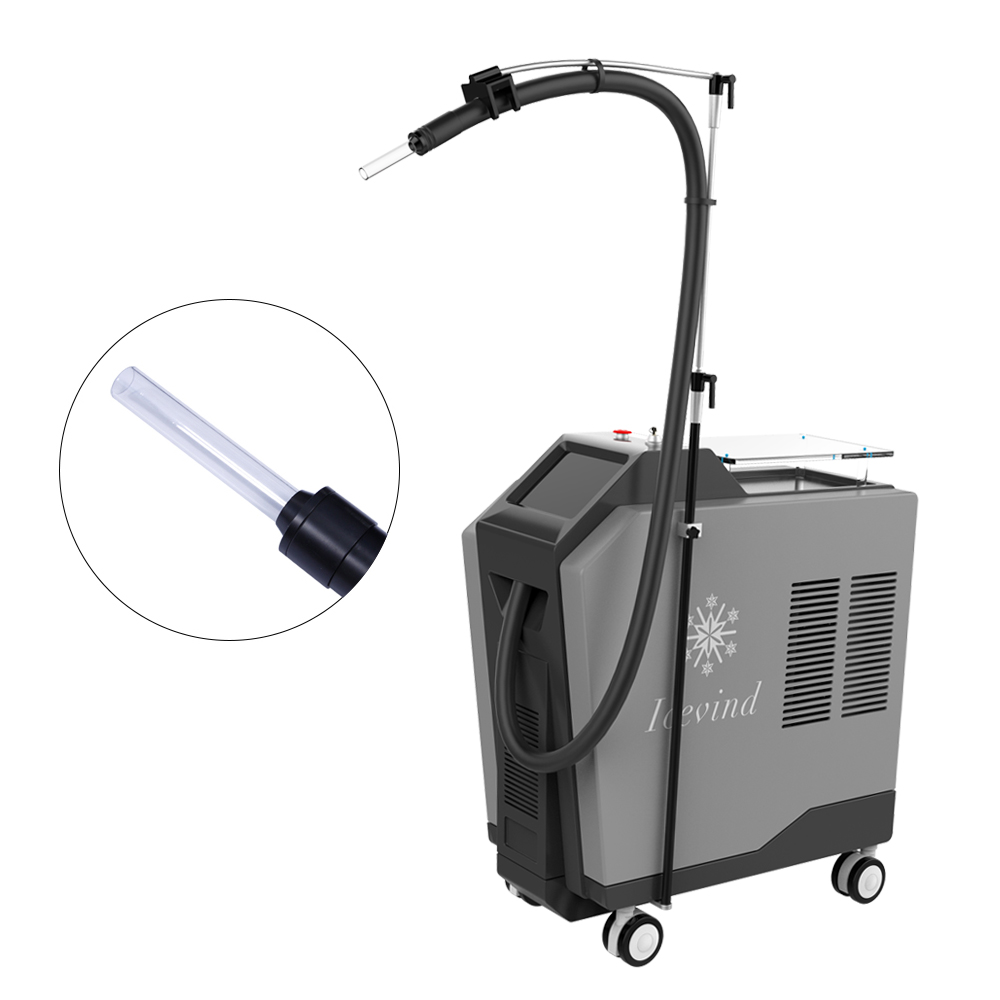 Máquina profissional de resfriamento de pele Cryo 6, refrigerador de pele de ar, vento frio, máquina de resfriamento a laser Cryo Zimmer para tratamento a laser