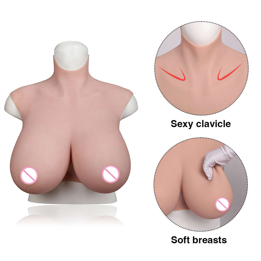 Accessoires de Costume 7ème taille Plus, forme de poitrine en Silicone, plaque de poitrine sans huile, faux seins pour travesti transgenre