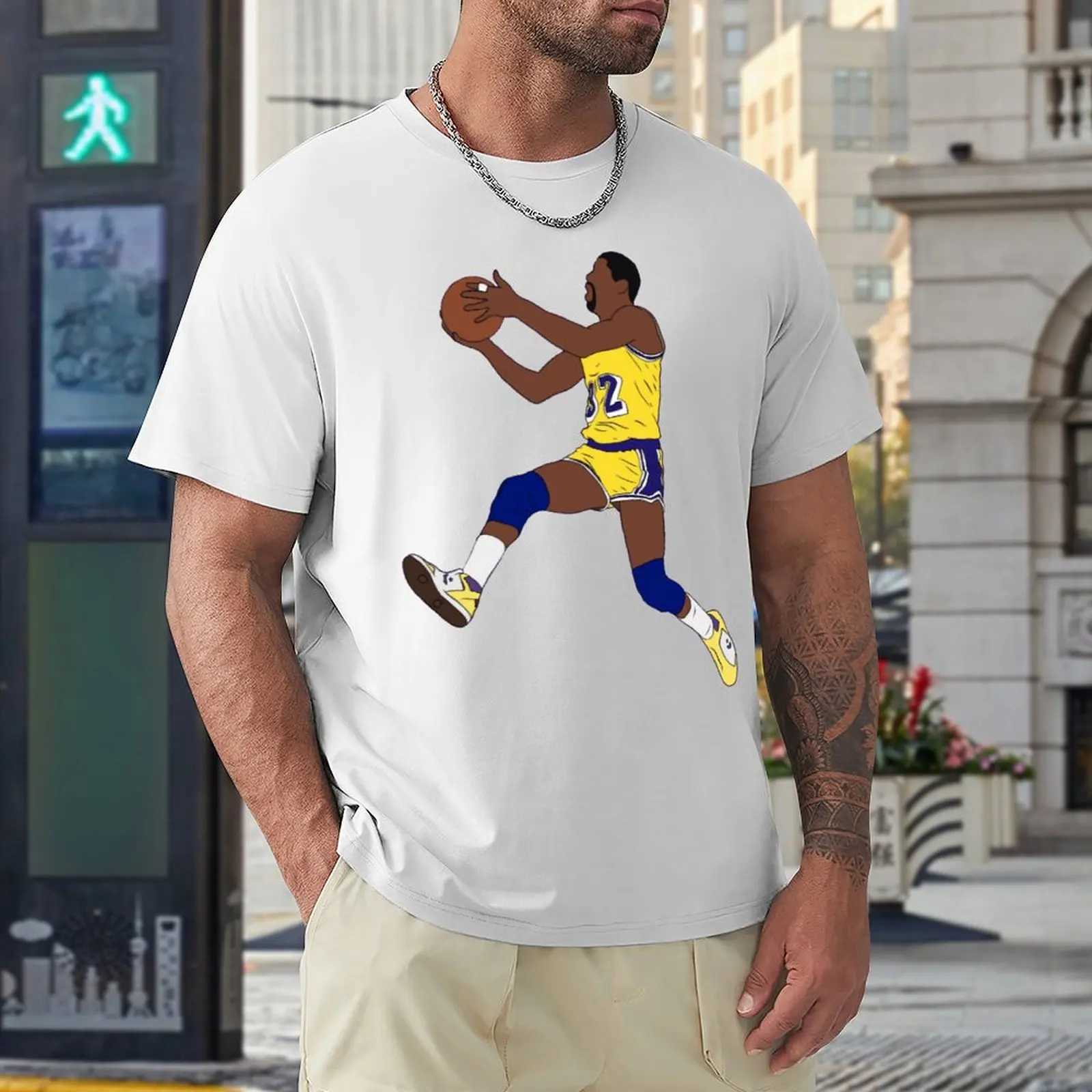 Camisetas para hombre Champion Magics y Johnsoner 2023 Estrellas del baloncesto 2 Jugador de fútbol Deportes Camisetas premium de alta calidad Cuello redondo Inicio EE. UU. S