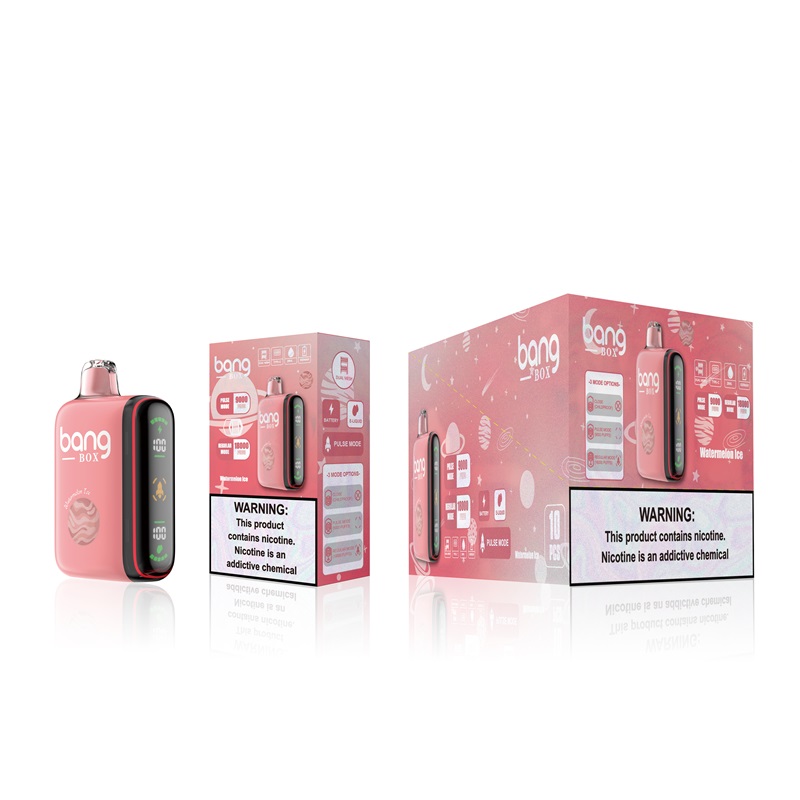 Оригинальный Bangbox 18000 Puffs, цифровой одноразовый вейп, двухрежимная сетчатая катушка, 28 мл, предварительно заполненная отключаемая система вейпинга